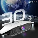 Promate 20W BassBoost™ Quad Speaker Wireless RGB Soundbar  • 30Hours Playback (White)