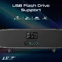 Promate 20W BassBoost™ Quad Speaker Wireless RGB Soundbar  • 30Hours Playback (Titanium)