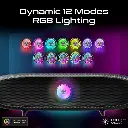 Promate 20W BassBoost™ Quad Speaker Wireless RGB Soundbar  • 30Hours Playback (Titanium)