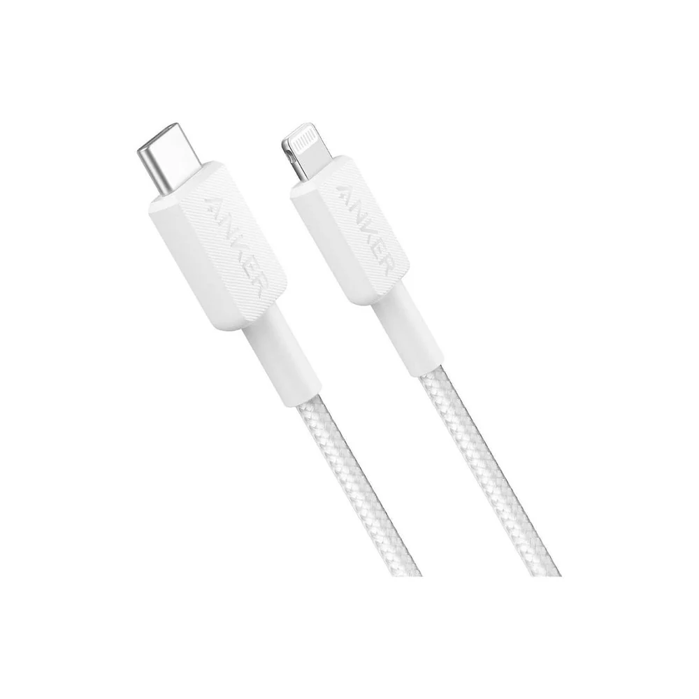 Anker Braided 322 USB-C to Lightning Cable 1M (White)