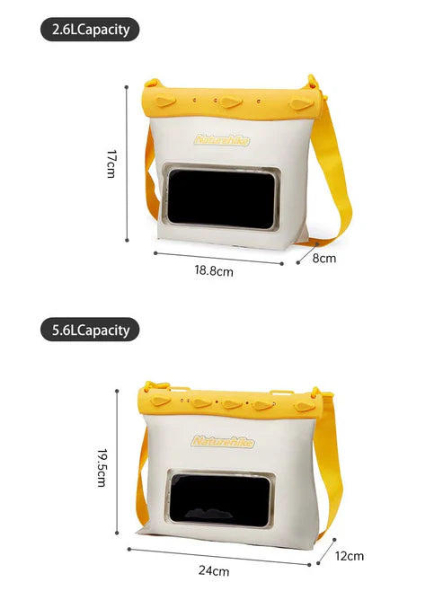 Naturehike Diving Waterproof Bag 2.6L   (Napoli Yellow)

