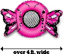 Big Mouth Beautiful Butterfly River Tube (Pink)