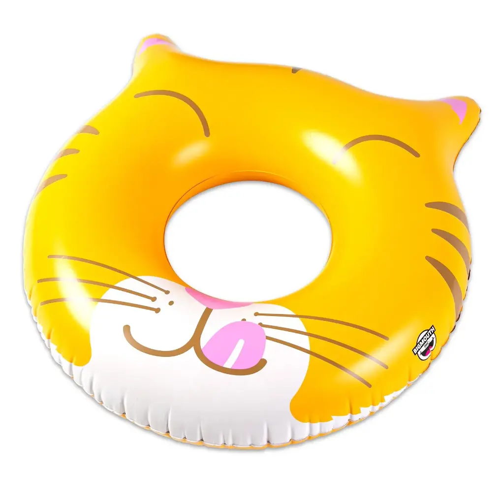 Big Mouth Cat Face Float (Yellow)