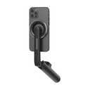 Porodo Magnetic Magsafe Selfie Tripod 64.5 CM Remote (Black)
