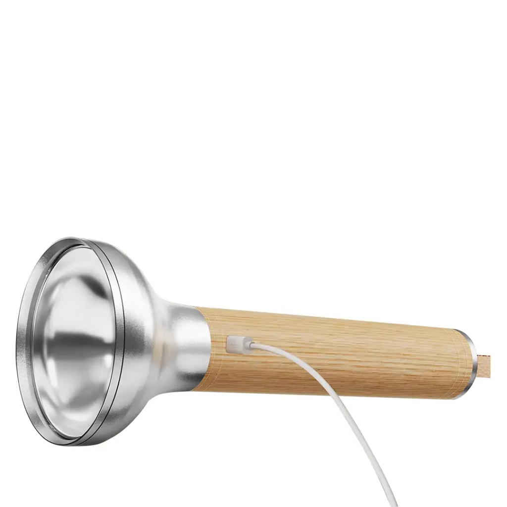 Porodo Lifestyle Birch 300 Wooden LED Flashlight