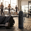 Porodo Lifestyle Powersip Sports Water Bottle 670ML (Black)