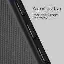 Pitaka Ultra-Slim Case for Galaxy S26 ULTRA W Aaron Button (Black/Grey)
