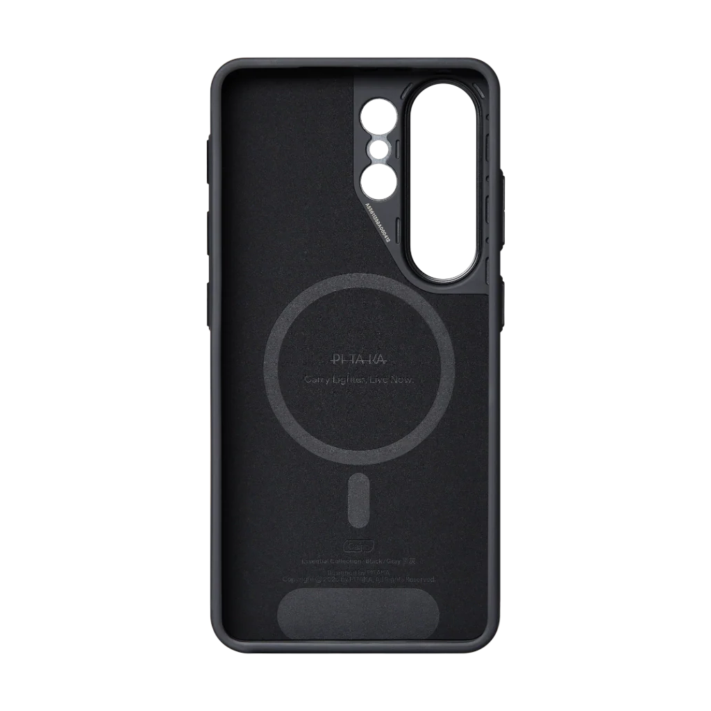 Pitaka Ultra-Slim Case for Galaxy S26 ULTRA W Aaron Button (Black/Grey)

