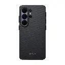 Pitaka Ultra-Slim Case for Galaxy S26 ULTRA W Aaron Button (Black/Grey)

