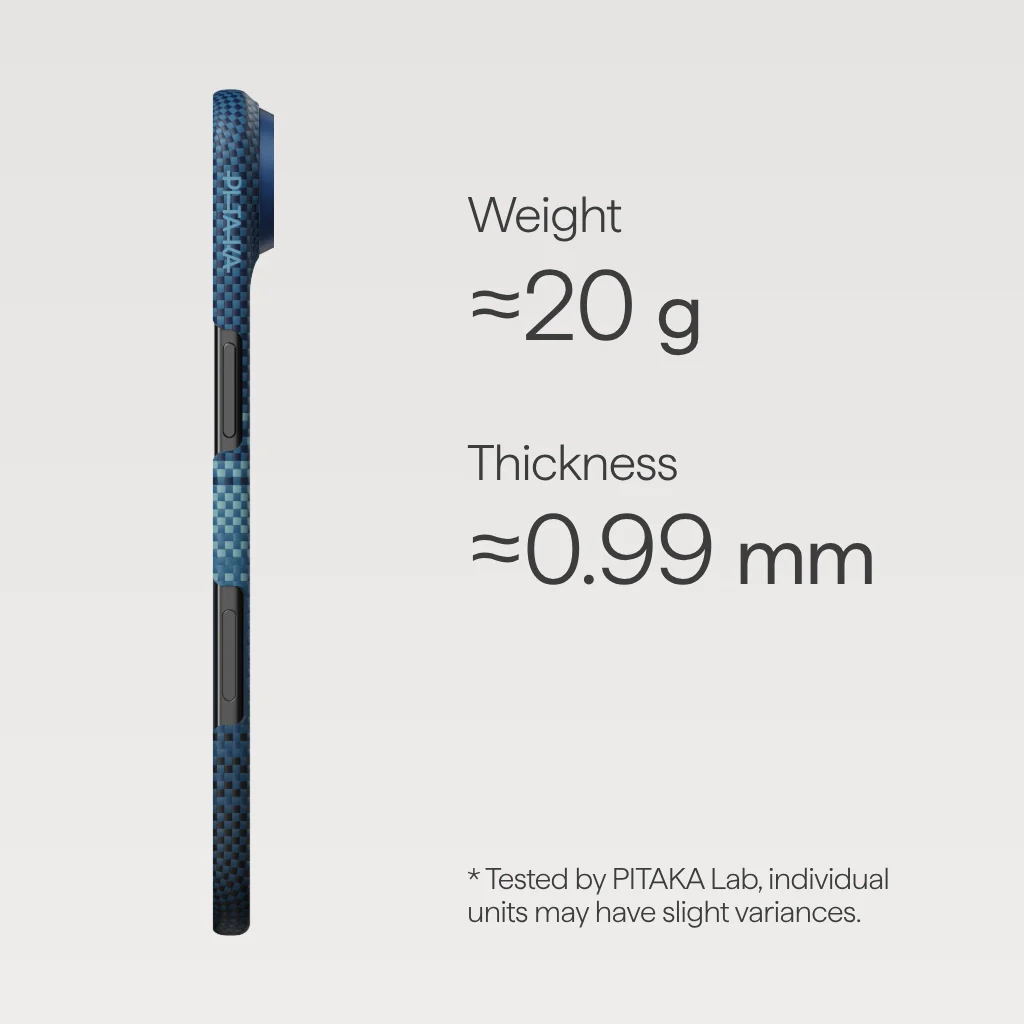 Pitaka Ultra-Slim Case For iPhone Air (Moonrise)