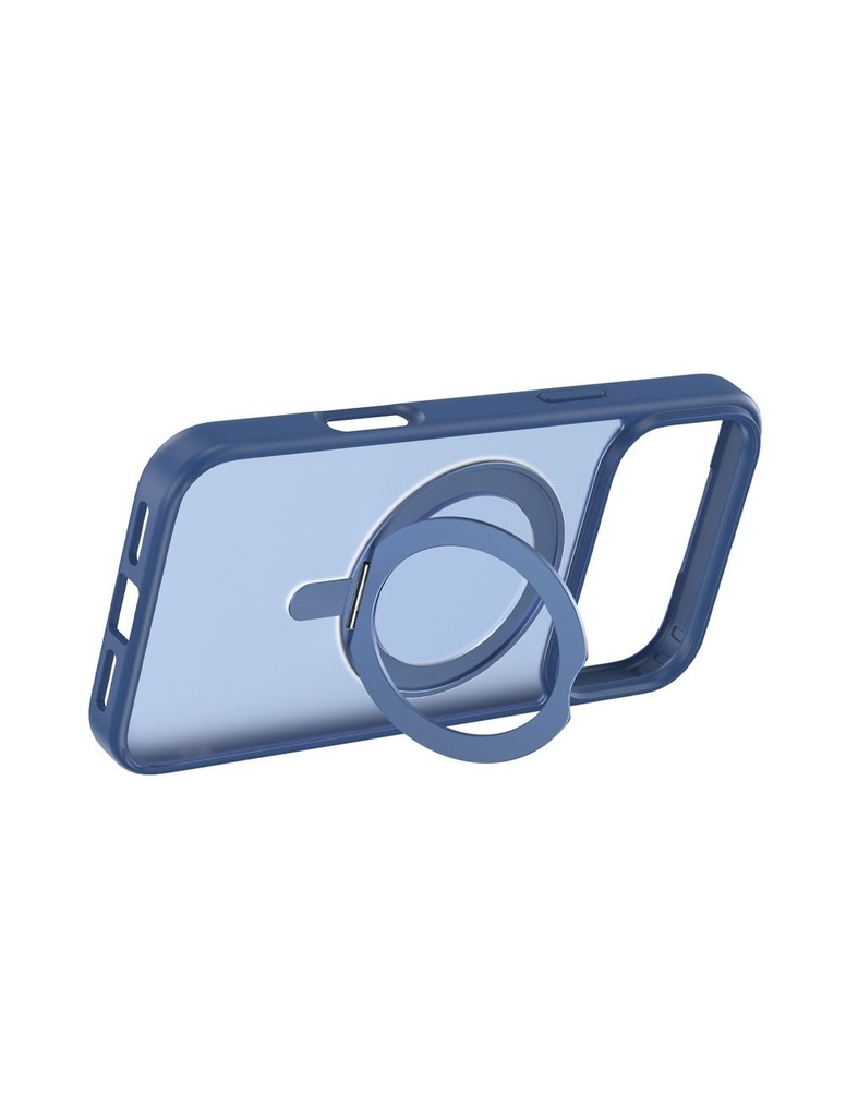 Devia Eleguard Magnetic Shockproof 360°Rotating Stand Case for iPhone 17 Pro Max (Dark Blue)