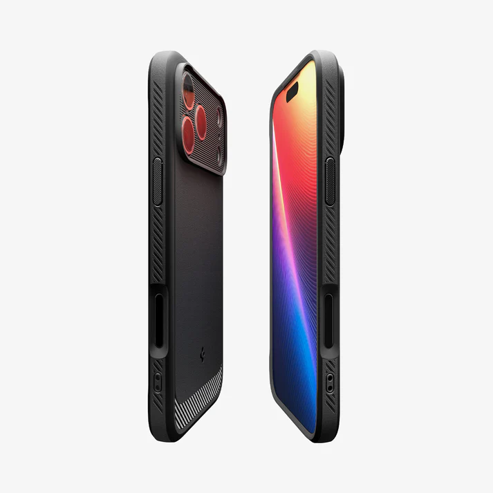 Spigen Rugged Armor MagFit Case for iPhone 17 Pro Max (Matte Black)