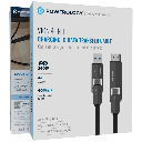 Powerology Vion 4-in-1 Charging & Data Transfer Cable (Black)