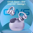 Promate AudioFit™ Wireless Ear Clip TWS Earbuds (Purple)