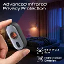 Promate Portable Anti-Peep IR Camera Detector with Trigger Alarm & Flashlight (Black)