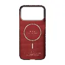 PITAKA Monogram Edge Case for iPhone 17 Pro Max（Leaping - Black/orange）