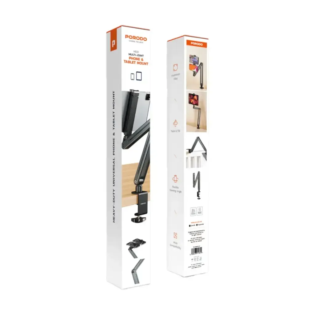 Porodo Multi-Joint Phone & Tablet Mount (Gray)
