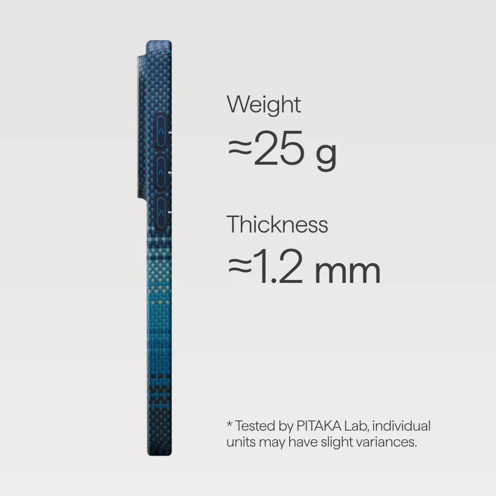 Pitaka Ultra-Slim Case for Galaxy S26 W Aaron Button (Moonrise)