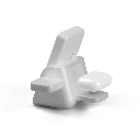 Smartix AirDock 3 in 1 Dock + Detachable 10000 mah Power Bank (White)