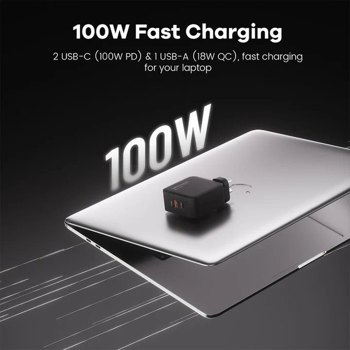 ZLOS 100W GaN Multi-Port Fast Charger 
