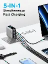 UGREEN 100W 5-Port GaN Fast Charger with Smart Display UK