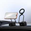 Phone Planet Universal Magnetic Phone Holder 360° Vacuum  (Black)