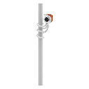Porodo Lifestyle Chillo Nano Mini Portable Fan with Tripod (Orange)