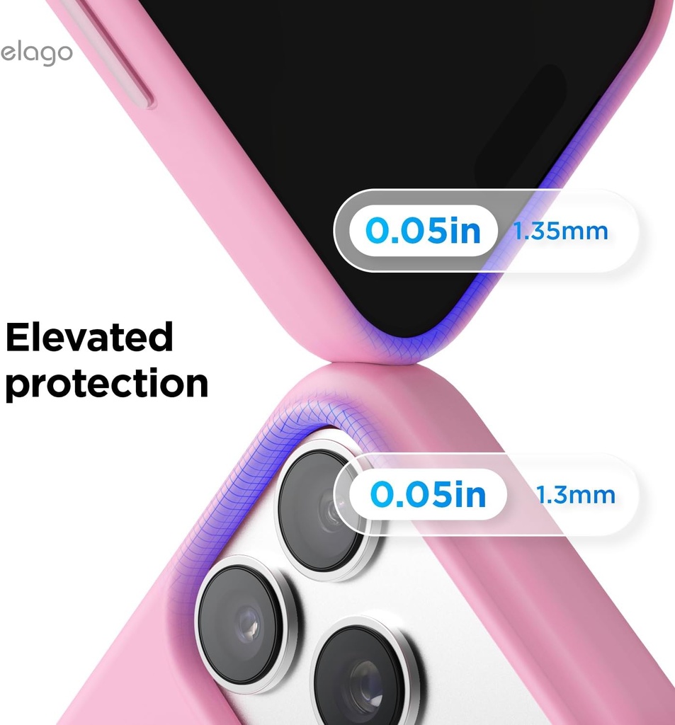 Elago Magnetic Silicone Case for iPhone 17 Pro Max/18 Pro Max (Hot Pink)