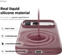 Elago Magnetic Silicone Case for iPhone 17 Pro/18 Pro (Burgandy)