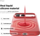 Elago Magnetic Silicone Case for iPhone 17 Pro Max/18 Pro Max (Red)