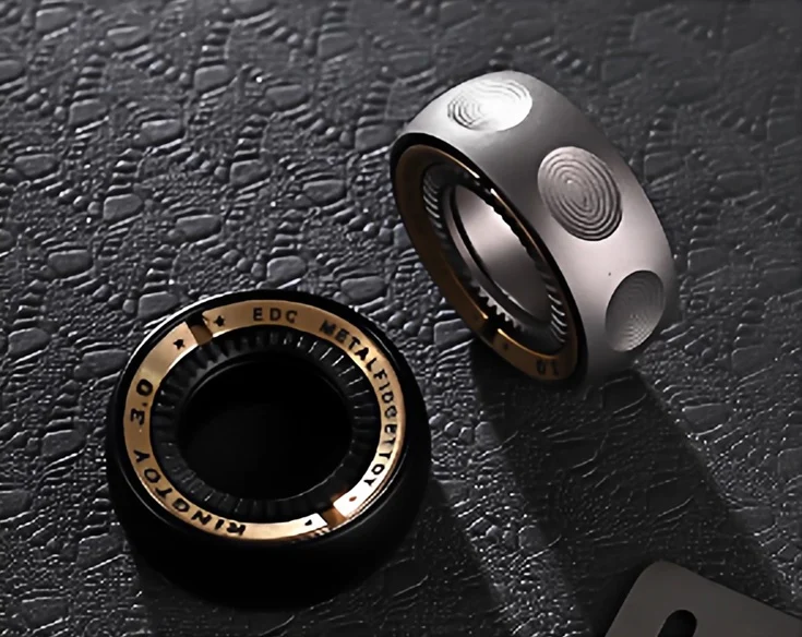 EDC Metal Ring Fidget (Black)
