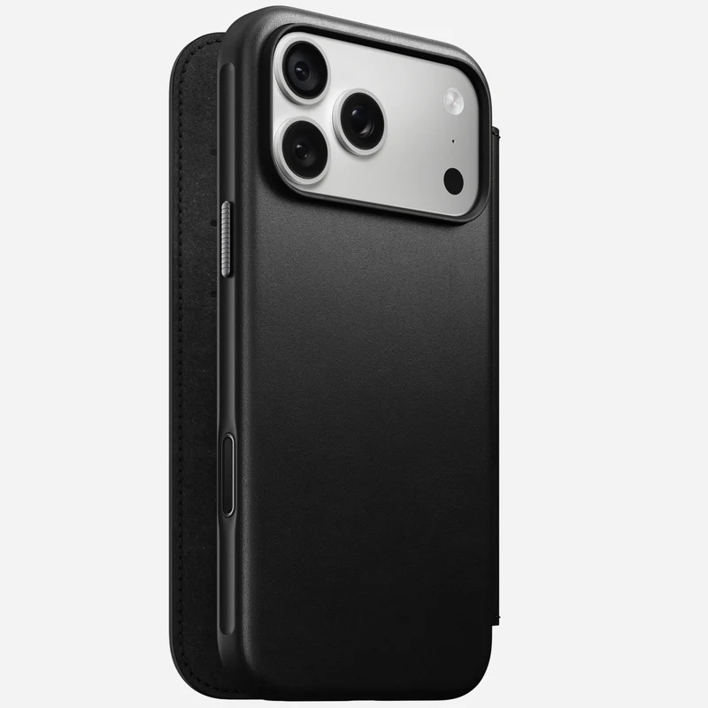 Nomad Modern Leather Case for iPhone 18 Pro Max (Black)