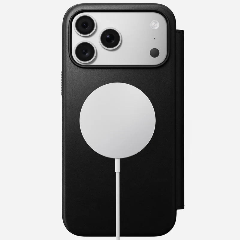 Nomad Modern Leather Case for iPhone 18 Pro Max (Black)