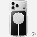 Nomad Clear Leather Case for iPhone 18 Pro (Black | Horween)