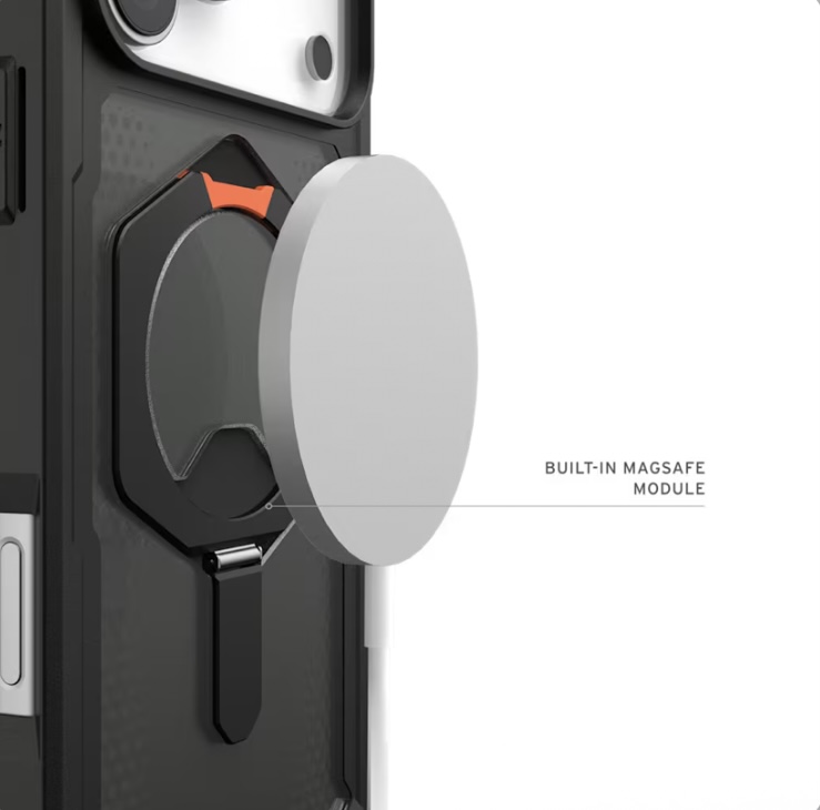 UAG  Plasma XTE 360 Magsafe Case for iPhone 17 Pro Max/18 Pro Max (Black/Orange)