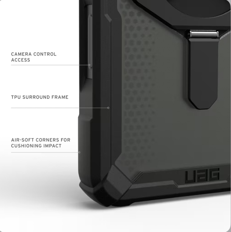 UAG  Plasma XTE 360 Magsafe Case for iPhone 17 Pro Max/18 Pro Max (Black/Orange)