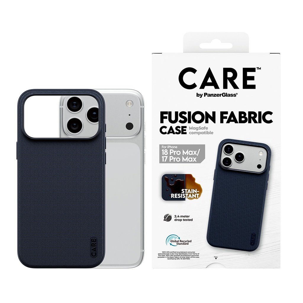 CARE by PanzerGlass® Woven Magsafe Case for iPhone 18 Pro Max (Blue)