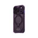 SkinArman Saturn Rotating Kick-Stand Case for iPhone 18 Pro (Burgundy)