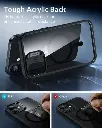 ESR Classic Hybrid Magnetic Case (Camera Control) for iPhone 17 Pro Max/18 Pro Max (Clear Black)