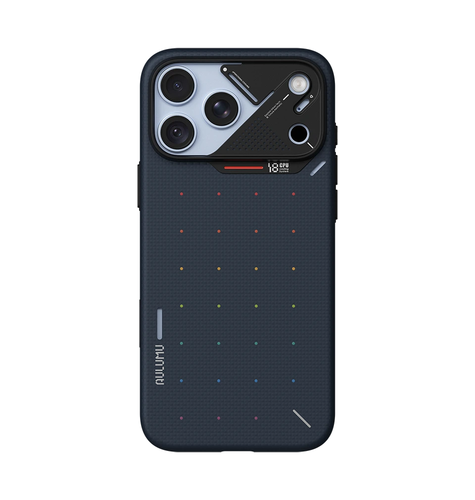AULUMU Ultra-Slim Particle Aramid Fiber Case for iPhone 18 Pro Max (Blue)