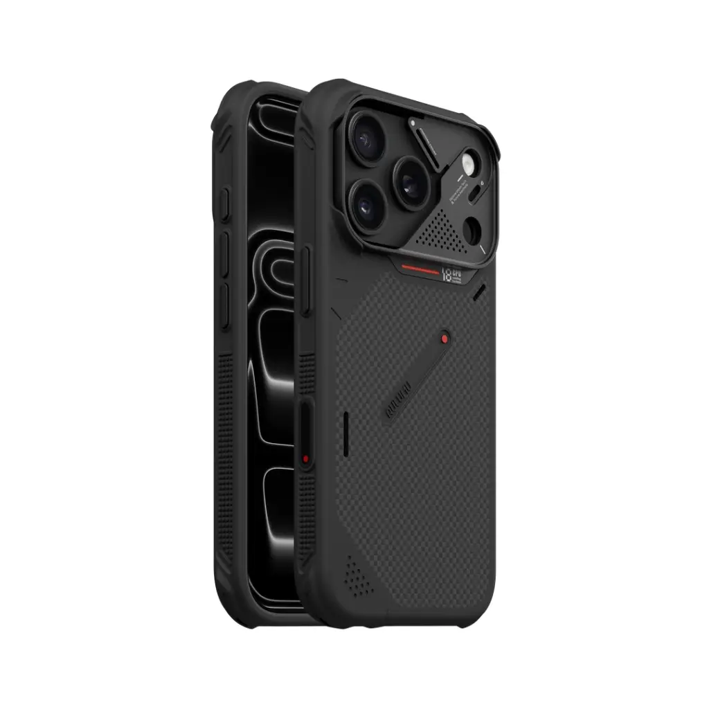 AULUMU Armor Ultra-Slim Shockproof Aramid Fiber Case for iPhone 18 Pro (Black)