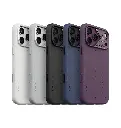 AULUMU Particle Vegan Leather Case for iPhone 18 Pro (Black)