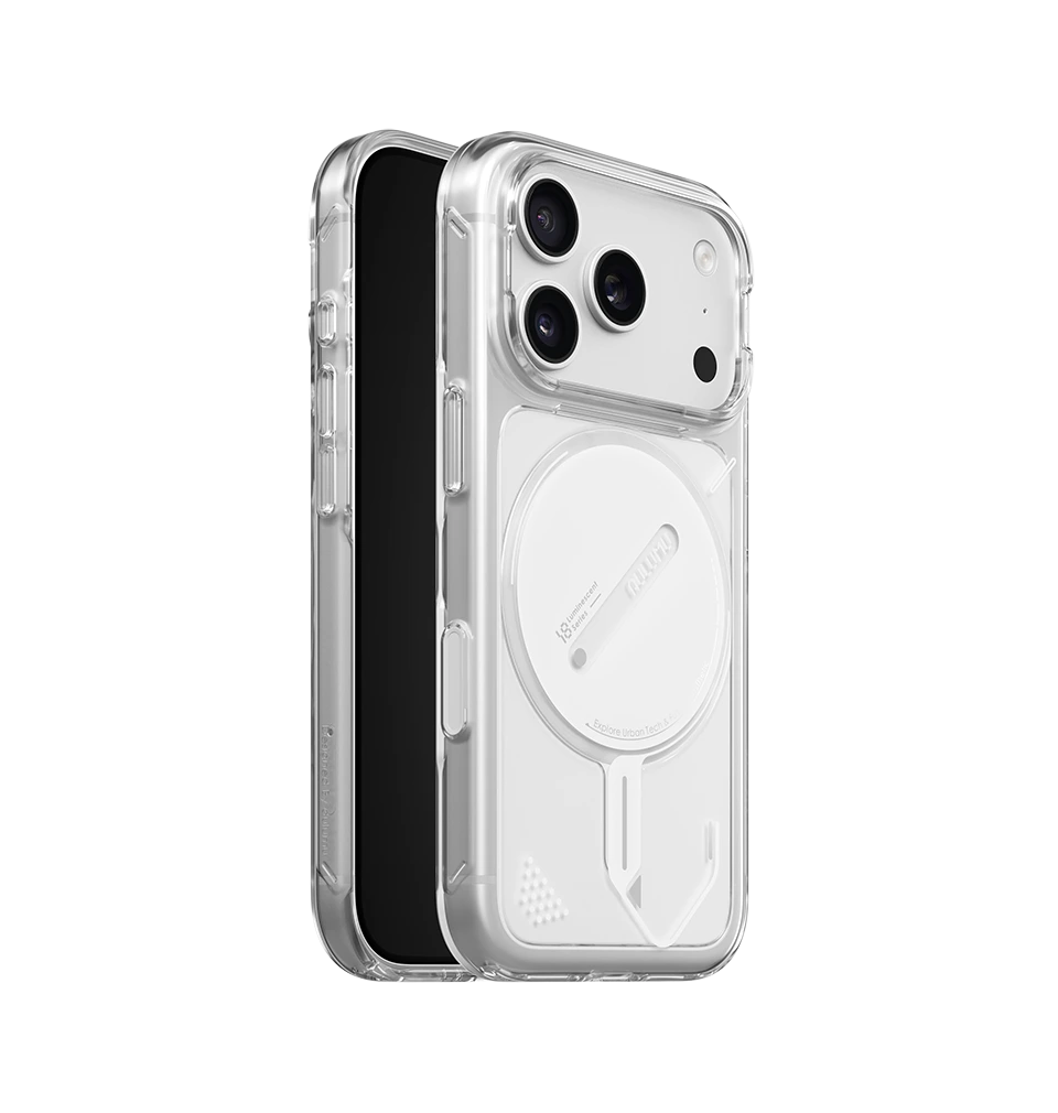 AULUMU Lumen Transparent Luminous Case for iPhone 18 Pro (Transparent)