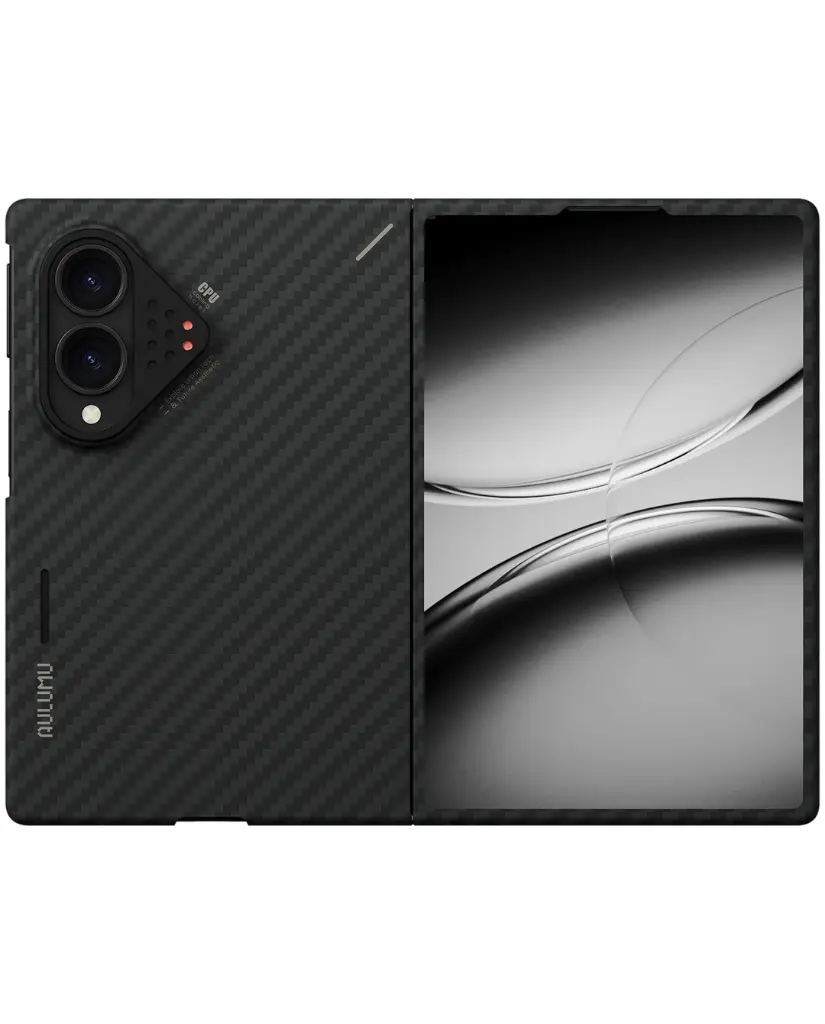 AULUMU Aramid Fiber Case for Samsung Galaxy Z Fold8 (Black)