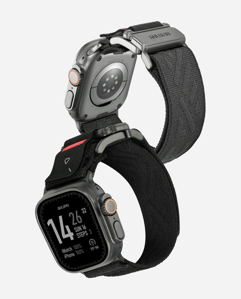 AULUMU Titanium Mag Buckle Quick-Release Band (Titanium Buckle - Gray)
