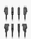 AULUMU Light Carbon 240W Hi-Speed Charging & Data USB-C Cable (Carbon Black - 1.2m)