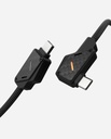 AULUMU Light Carbon 240W Hi-Speed Charging & Data USB-C Cable (Carbon Black - 1.2m)