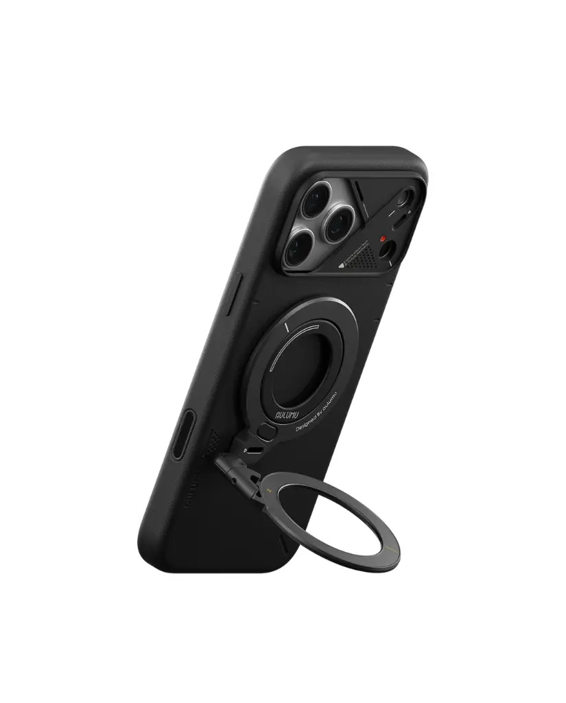 AULUMU Infinite 360° MagSafe Stand | 3-Axis Rotation (Black)