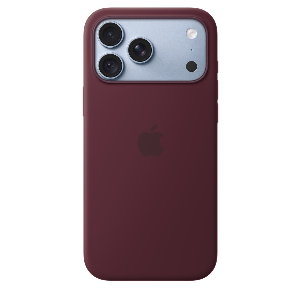 Apple Silicone Case with MagSafe for iPhone 18 Pro Max (Burgundy)