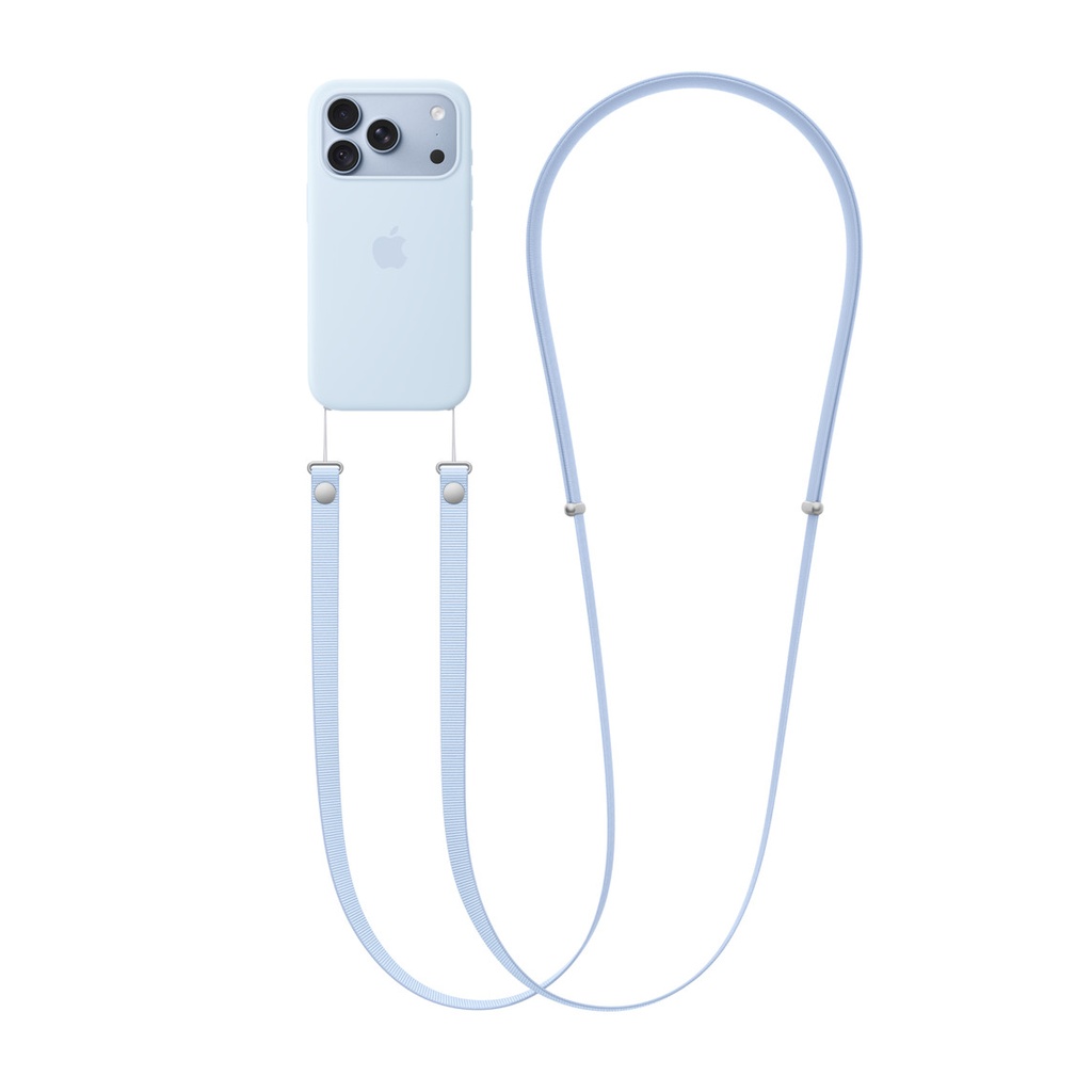 Apple Crossbody Strap (Light Blue)